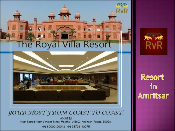 Best Resort in amritsar