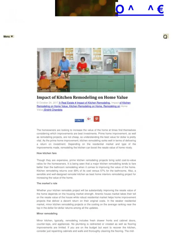Impact of Kitchen Remodeling on Home Value