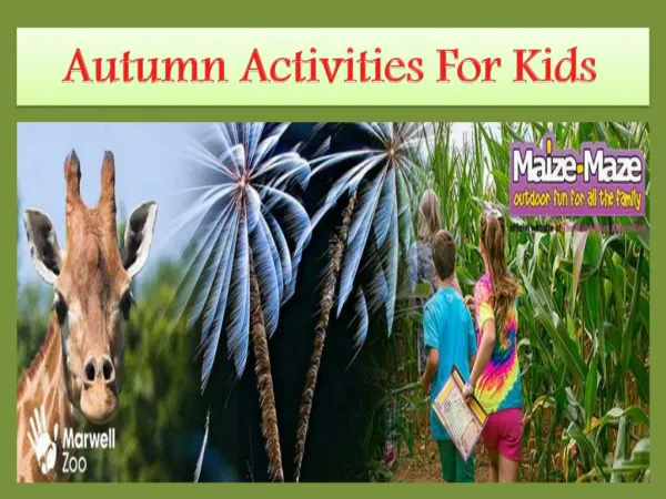 Autumn Activities For Kids