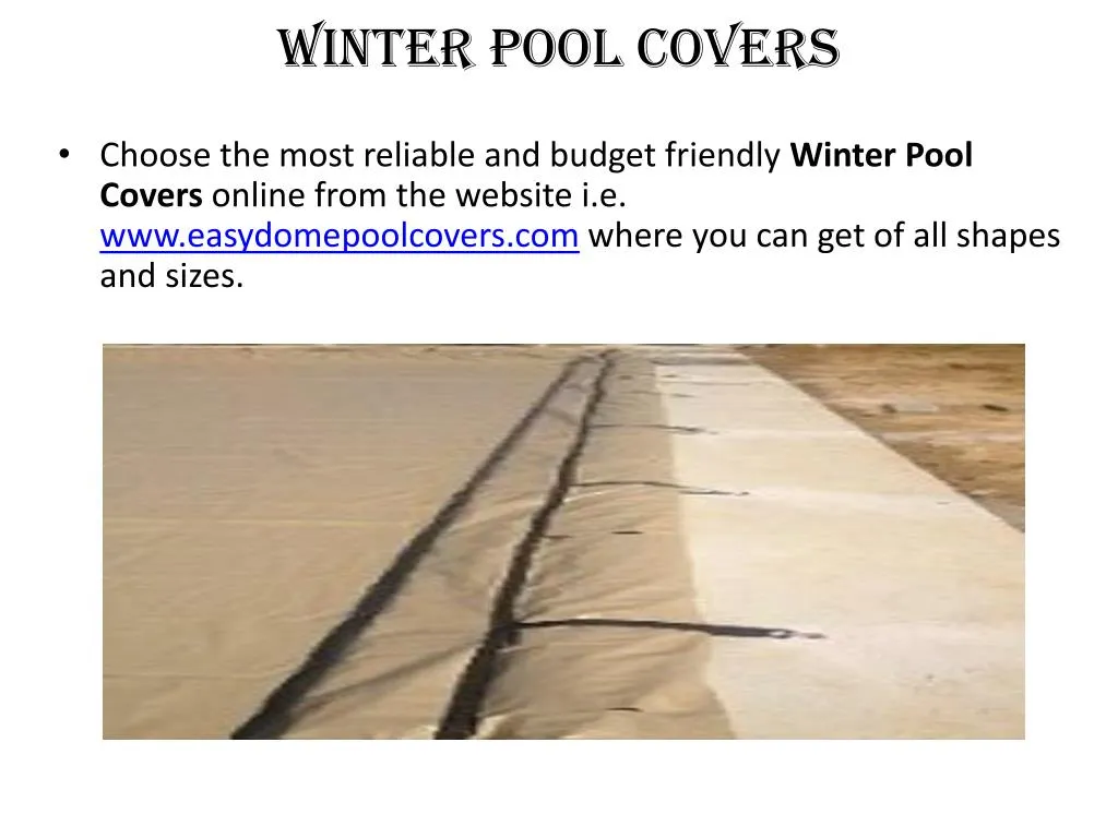winter pool covers