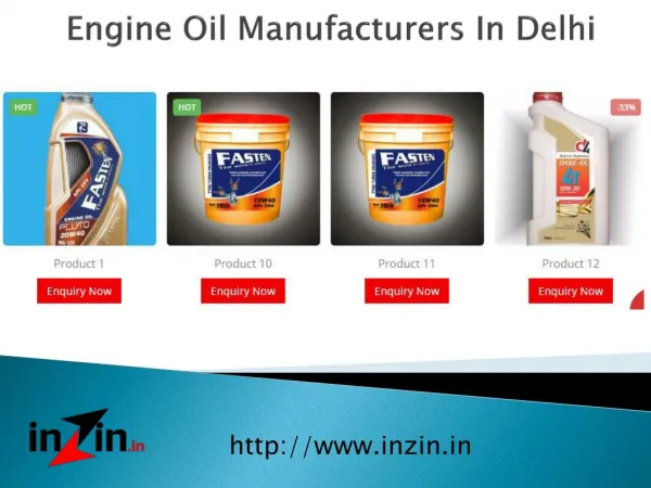 Engine Oil Manufacturers In Delhi