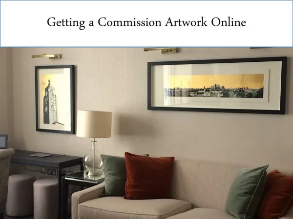 Getting a Commission Artwork Online