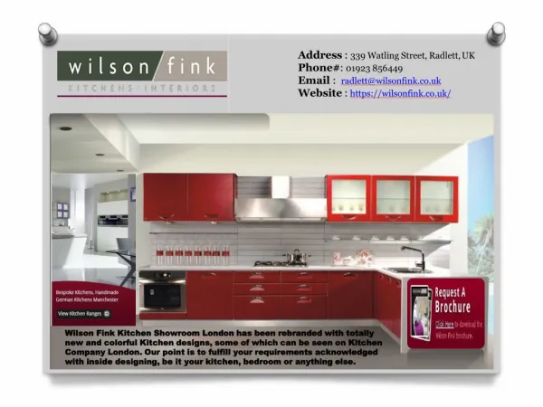 Kitchen Showroom North London | Wilson Fink