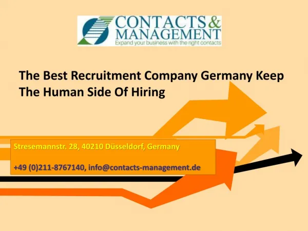The Best Recruitment Company Germany Keep The Human Side Of Hiring