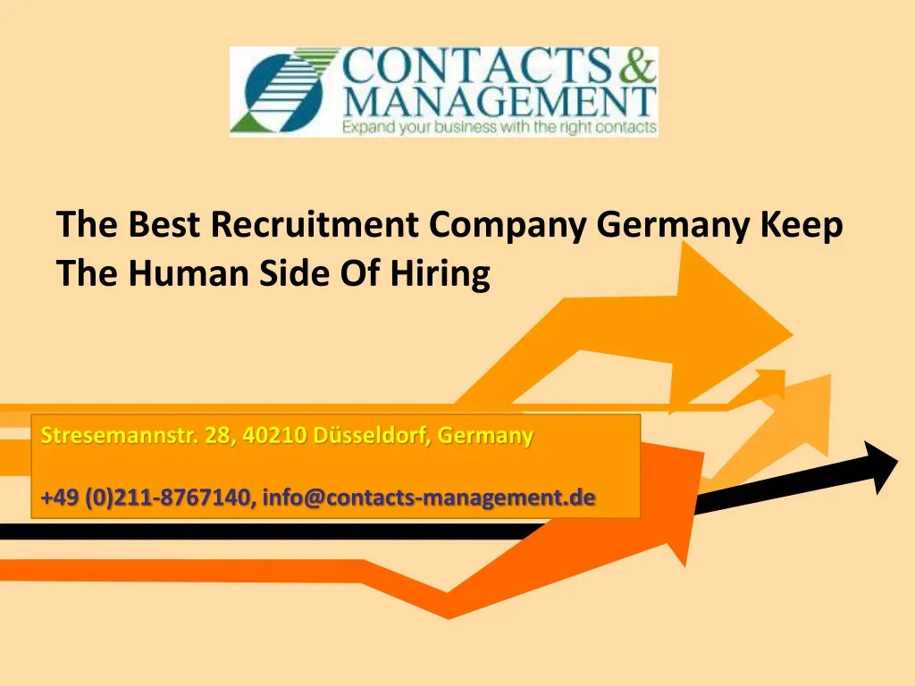 the best recruitment company germany keep
