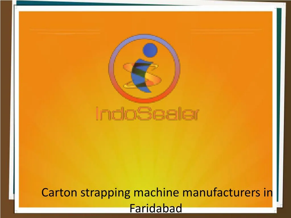 carton strapping machine manufacturers