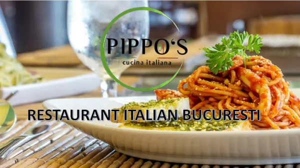 Restaurant Italian Bucuresti