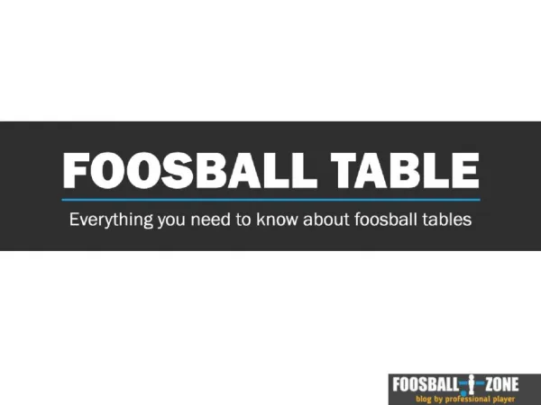 Foosball Tabl