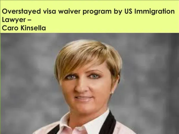 overstayed visa waiver program