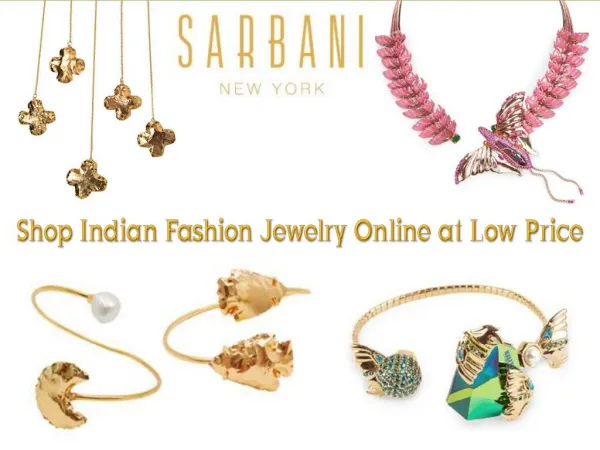 Shop Indian Fashion Jewelry Online at Low Price