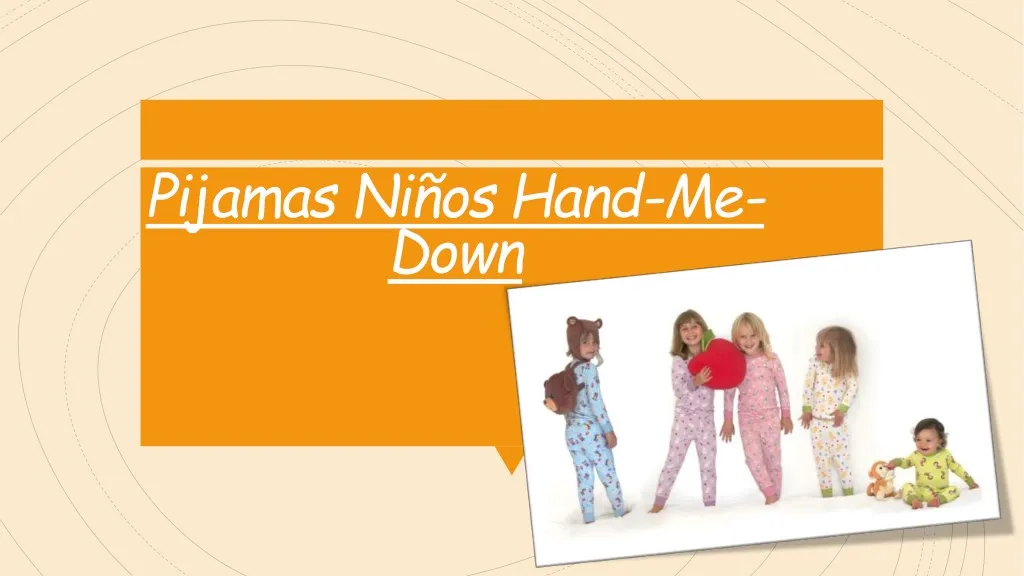 pijamas ni os hand me down