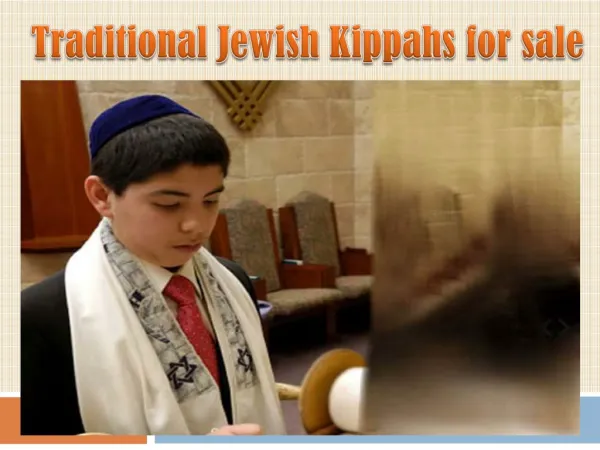 Traditional Jewish Kippahs for sale
