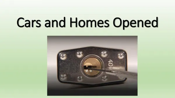 Cars and Homes Opened