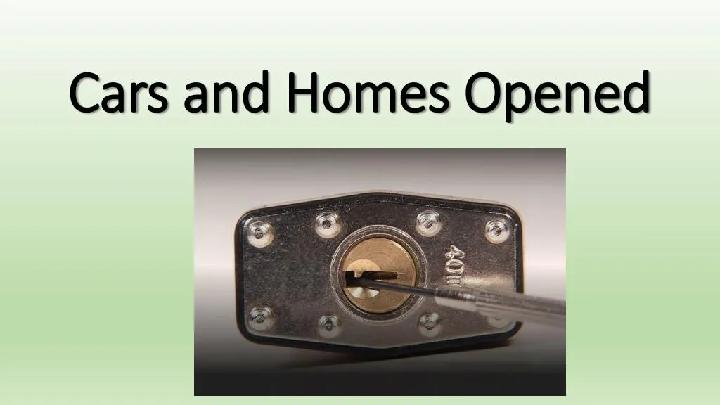 cars and homes opened