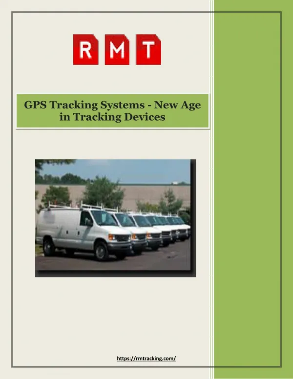 GPS Tracking Systems - New age in Tracking Devices