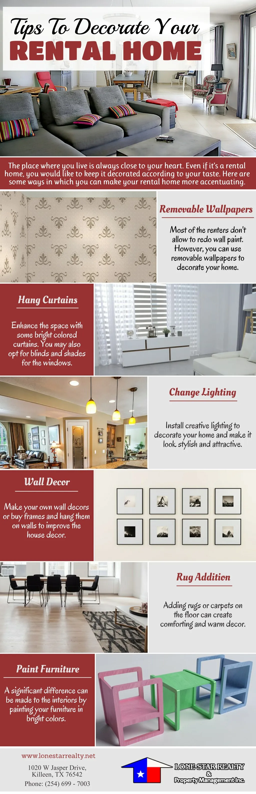 tips to decorate your rental home