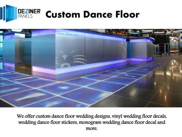 Custom Dance Floor