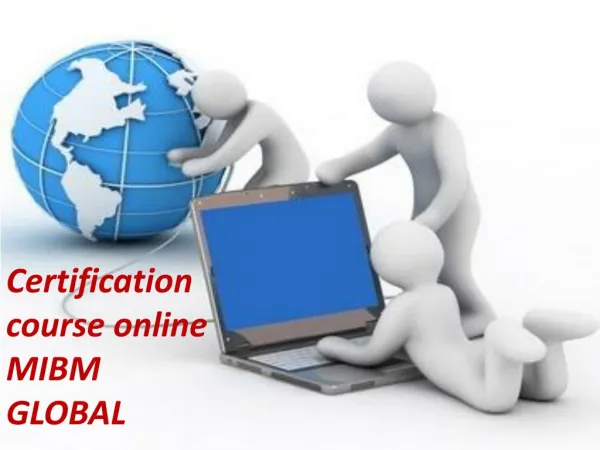 Certification course online for various domains of job