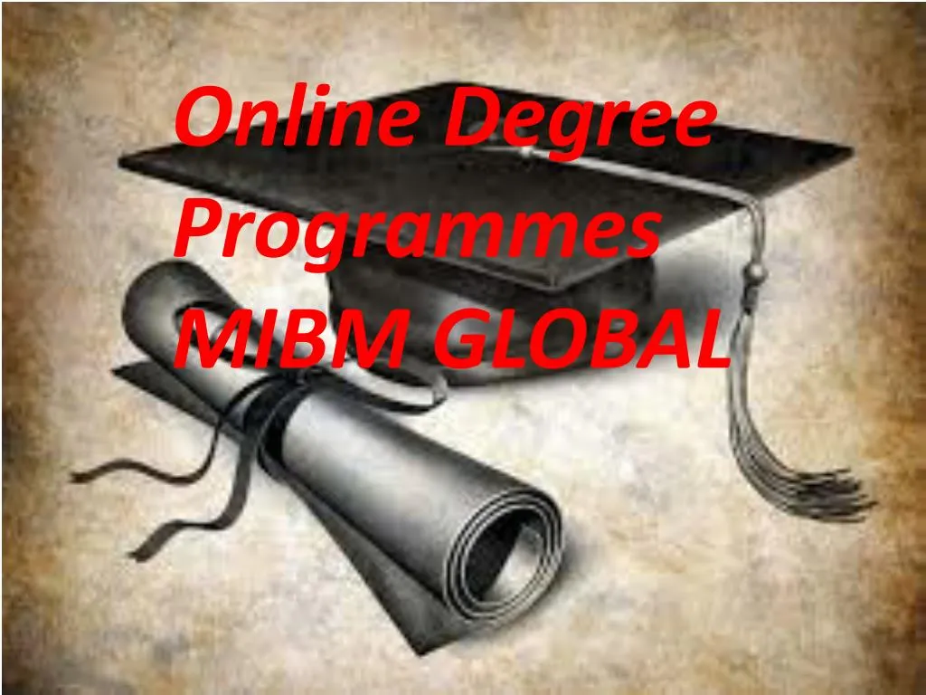 online degree programmes mibm global