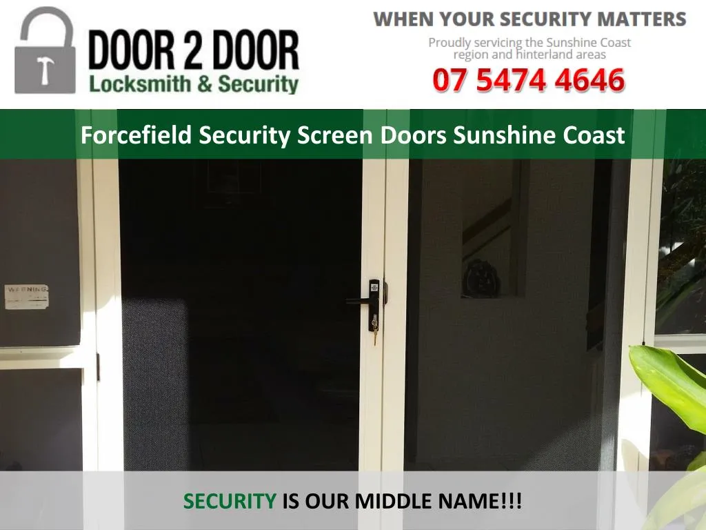 forcefield security screen doors sunshine coast