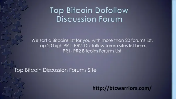 Bitcoin Mining Forum