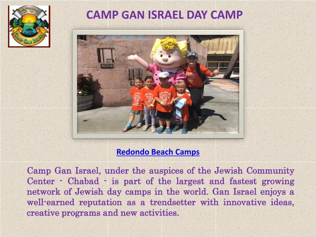 camp gan israel day camp