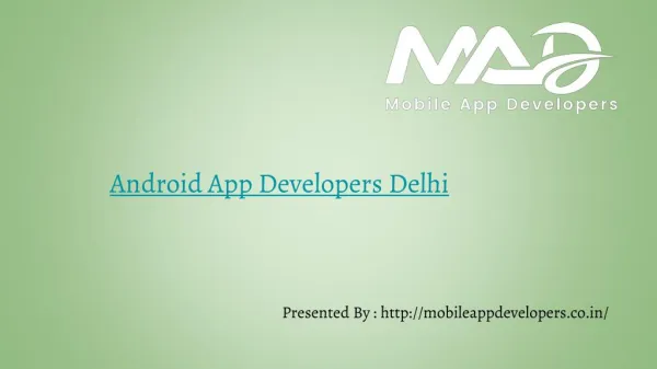 mobile app developer in delhi
