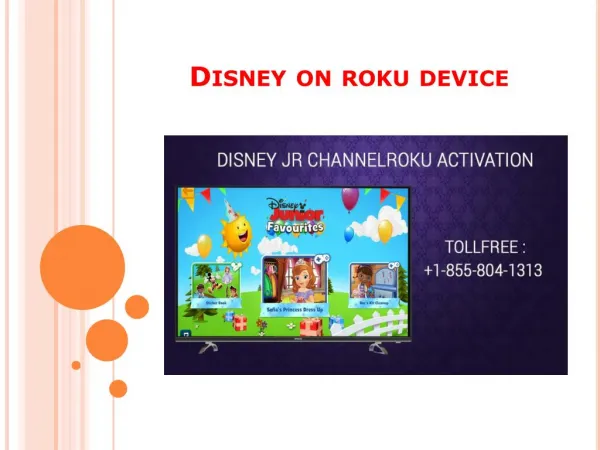 Disney on roku device