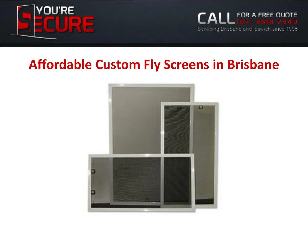 affordable custom fly screens in brisbane