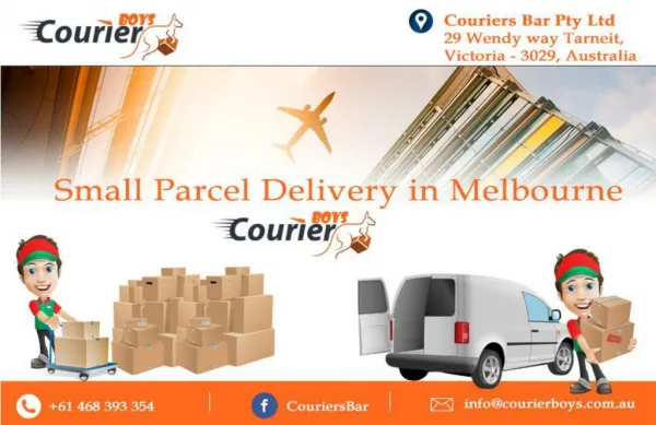 Small Parcel Delivery in Melbourne