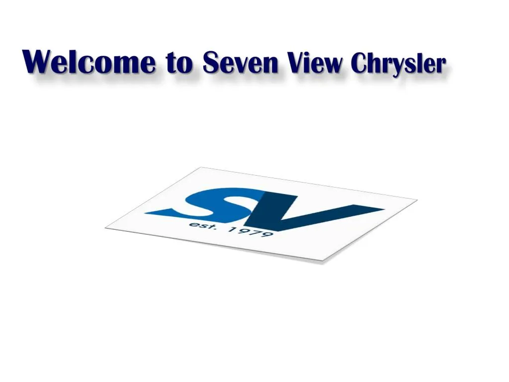 welcome to seven v iew chrysler