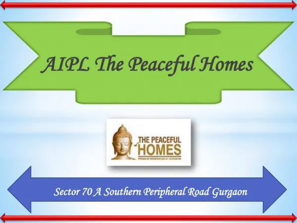 AIPL The Peaceful Homes Gurgaon - Construction Update, Possession