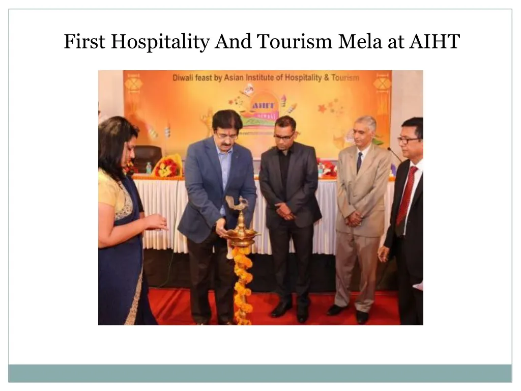 first hospitality and tourism mela at aiht