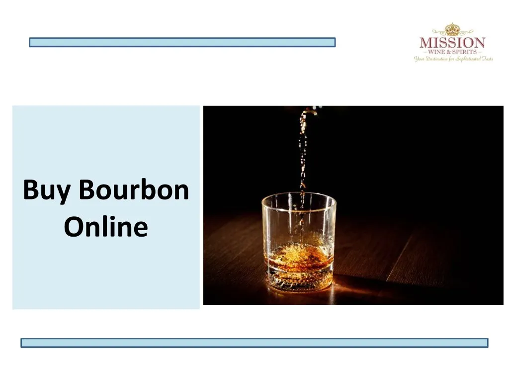 buy bourbon online
