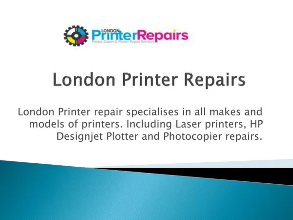 HP Printer Repairs