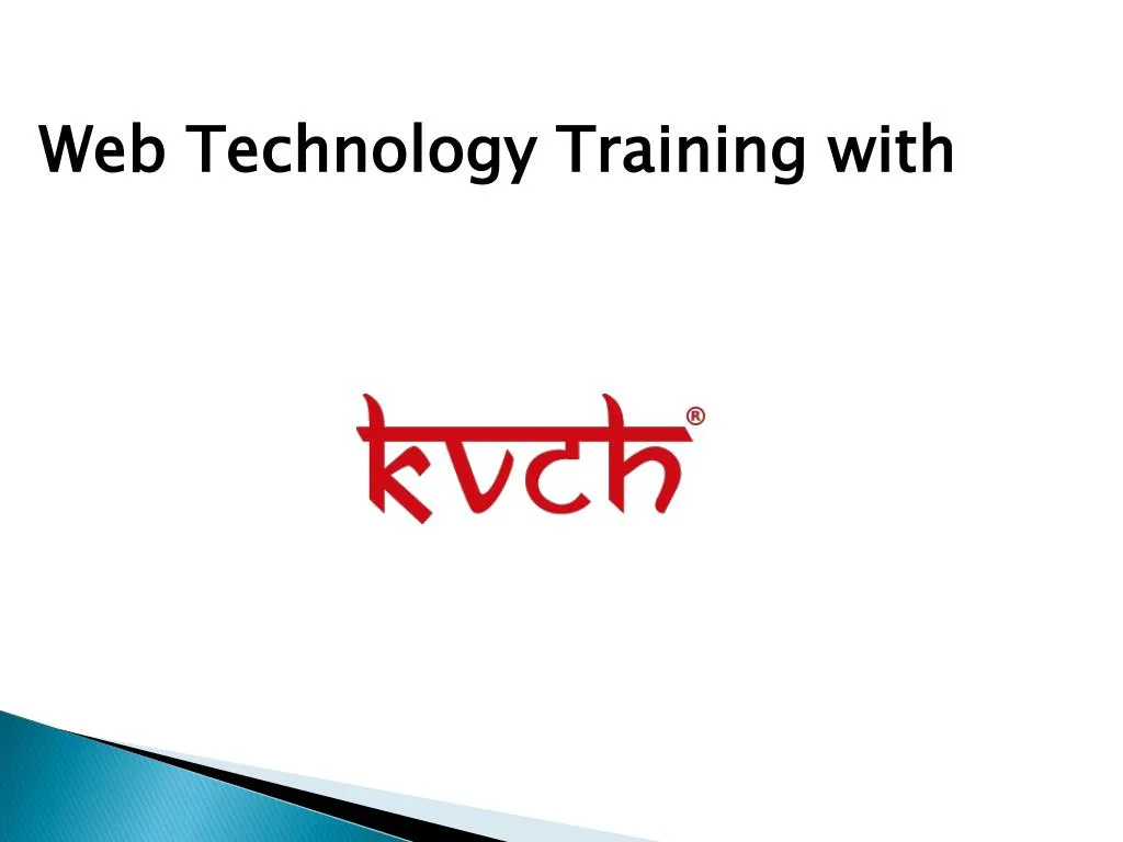 web technology training with