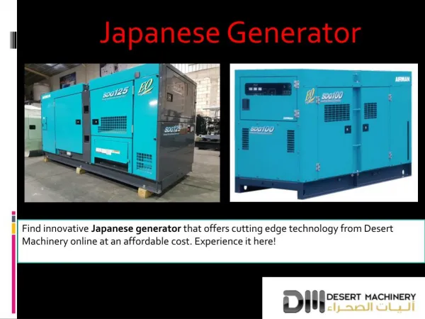 Japanese Generator - DM Generators