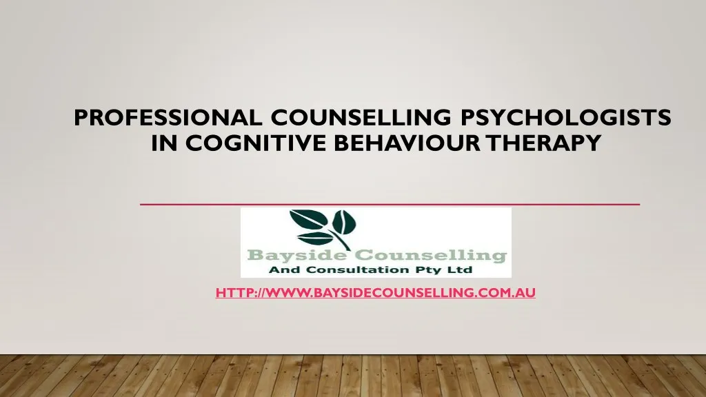 professional counselling psychologists