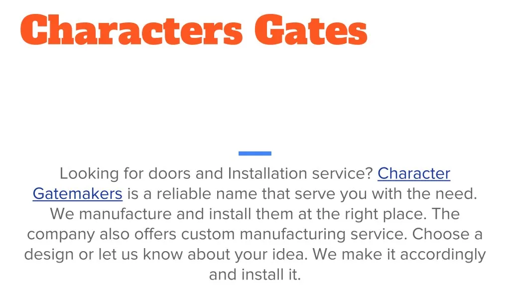 characters gates
