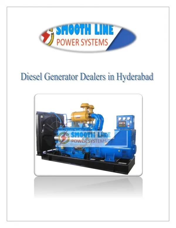 Diesel generator Dealers