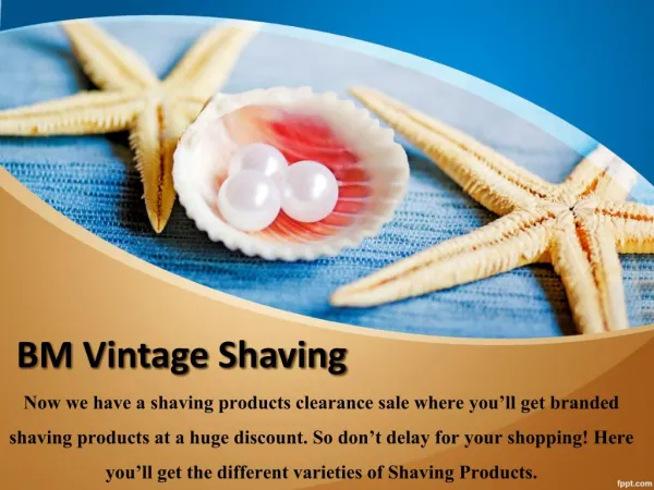 The Art of Shaving - BM Vintage Shaving