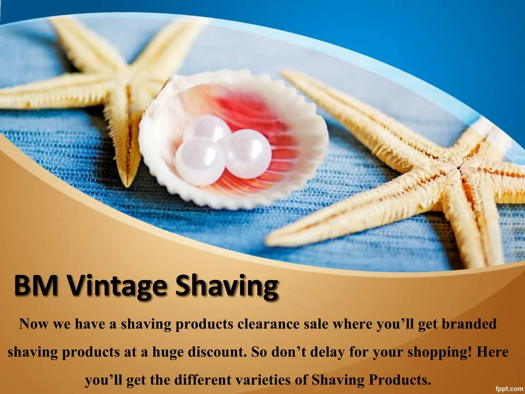 bm vintage shaving
