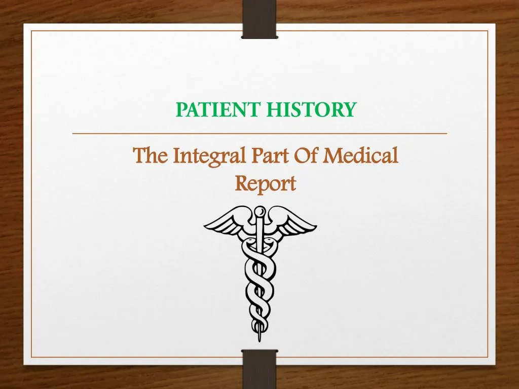 patient history