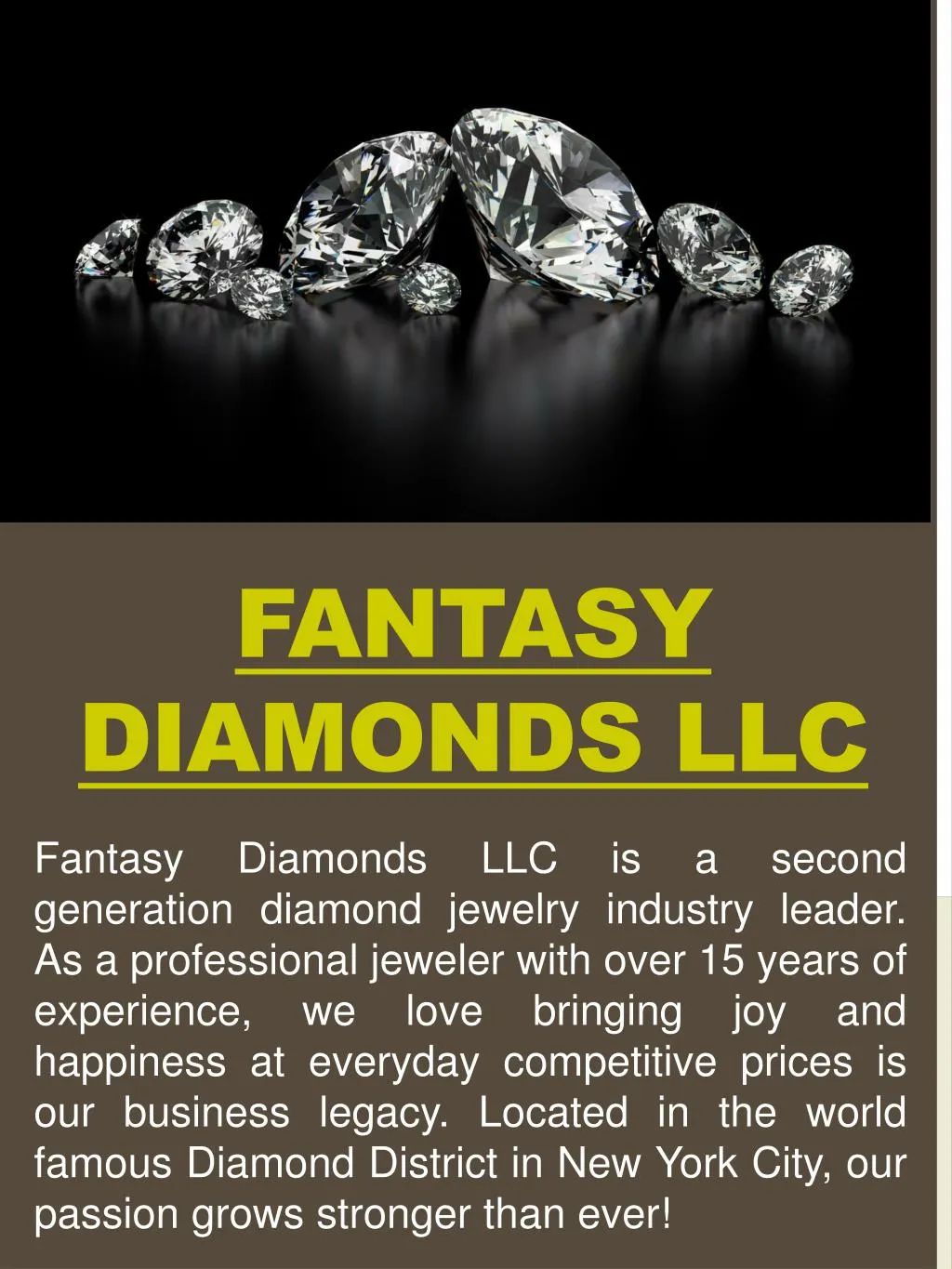 fantasy diamonds llc