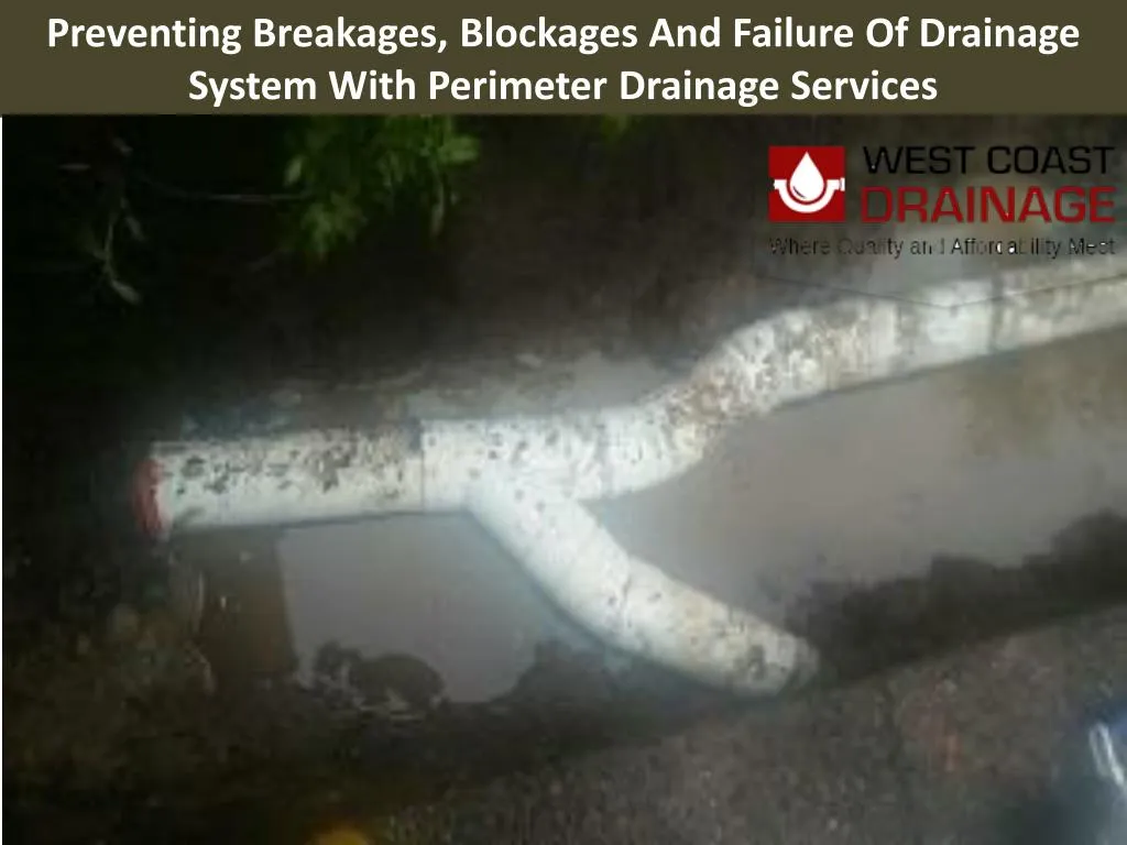 preventing breakages blockages and failure