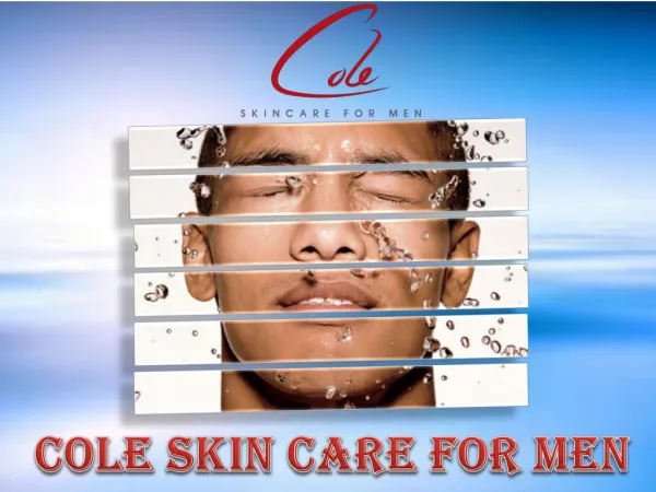 Cole Skincare For Men