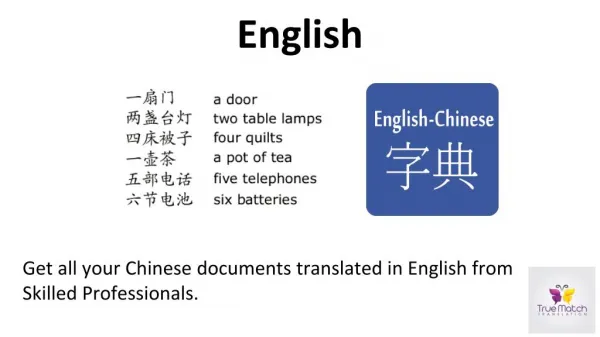 Translate Chinese to English Document