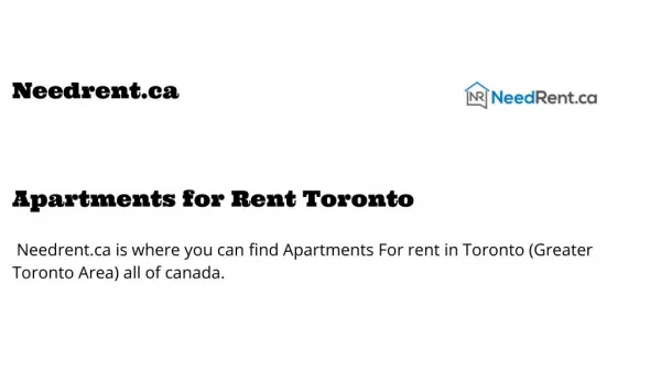 Apartments for Rent Toronto
