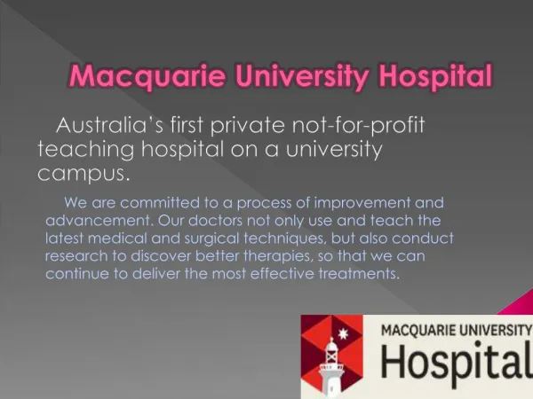 Macquarie University Hospital