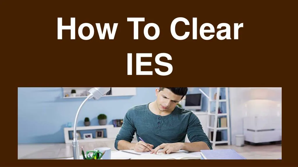how to clear ies